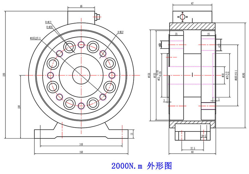 LZ-DN3盘式动态扭矩传感器