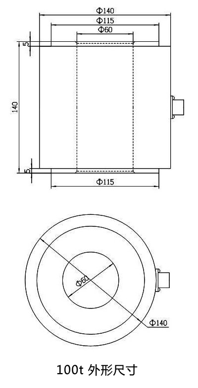 LZ-HT140桶式荷重传感器