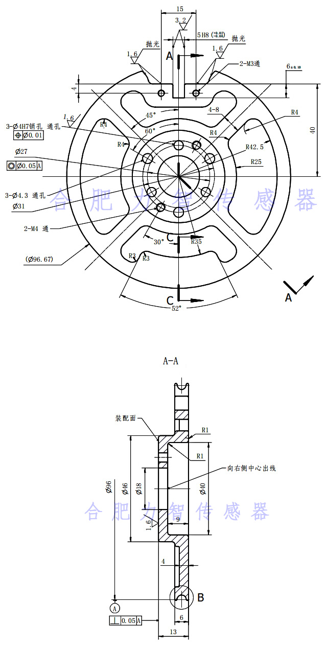 LZ-PNF2盘式静态扭矩传感器