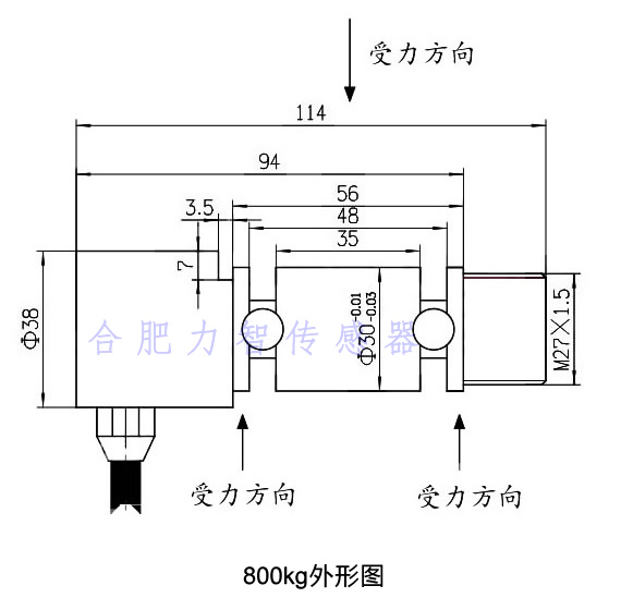 LZ-HZX30轴销式传感器(图1)